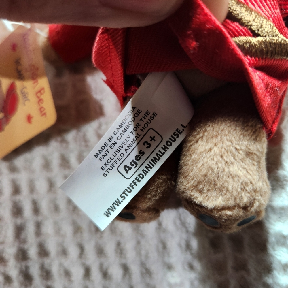Paddington Bear Keychain with Red Coat 2016 NWT - Picture 7 of 8